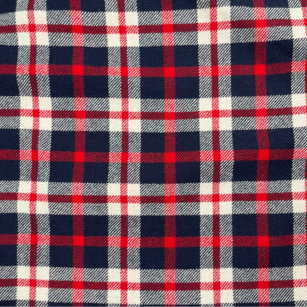 Talbots Red Navy Plaid Wool Blend Skirt – Size‎ 10P - Picture 3 of 6